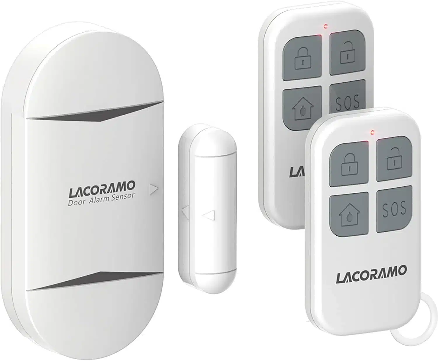 61laVj8qGfL._AC_SL1500 LACORAMO alarm za vrata in okna z daljincema - 130 dB - slika 1