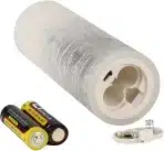 4x FANNA LED voščene adventne sveče srebrne z daljincem - slika 4