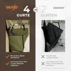 WUGLO L avtosedež za pse do 26 kg - 58 × 75 × 36 cm - slika 4