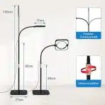 DUDSOEHO povečevalna LED svetilka 8x s stojalom - slika 6