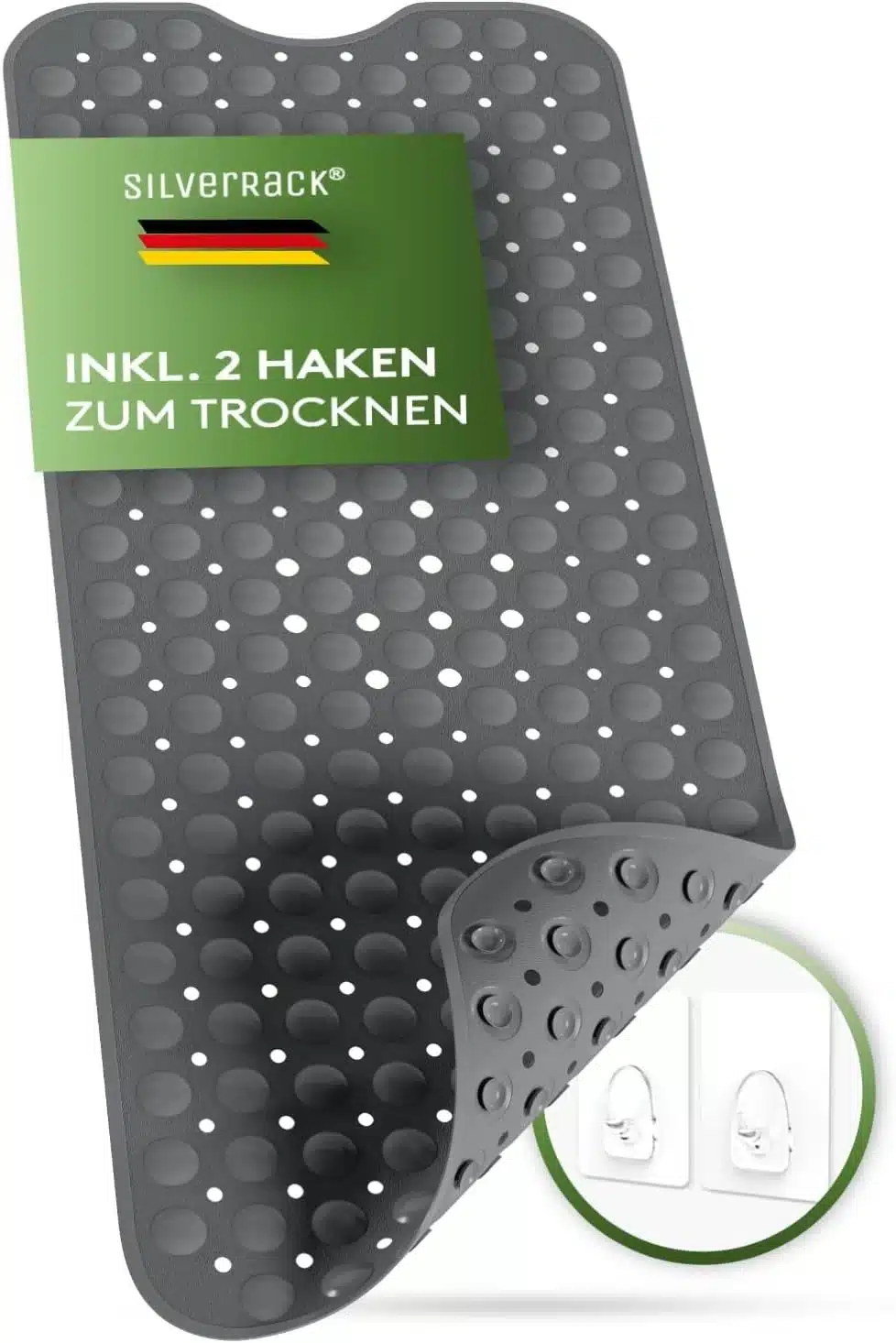 61rOV zjVtL._AC_SL1500 SILVERRACK nedrseča kopalna podloga - 100 × 40 cm - slika 1