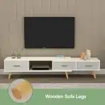 4x VIDETOL lesene pohištvene noge 40 cm - slika 5
