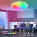 ONDTA 45 W LED stropna svetilka RGB z daljinskim upravljalnikom - 57 cm - slika 2