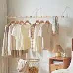 IBUYKE stenski obešalnik za oblačila industrijski stil 80cm - slika 3