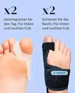 2x YOGAMEDIC opornici za hallux valgus s separatorji - slika 4