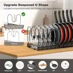 HOUSOLUTION raztegljiv organizator za ponve - slika 2