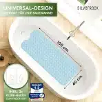 SILVERRACK 100x40cm nedrseča kopalna podloga - slika 3