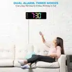 SUKEEN LED digitalna stenska ura 33cm - slika 2