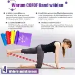 COFOF set elastik za vadbo s 4 stopnjami upora - slika 5