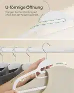 50x SONGMICS plastični obešalniki - slika 4