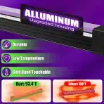 ALWEYSUP Polnilna UV LED black light luč z baterijo - slika 4