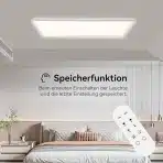 GOODJOO 58x20 cm LED stropna svetilka z daljincem - 22 W - slika 4