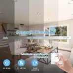 6x 85 mm CLOKSH LED 6 W Zatemnilni vgradni reflektorji - 3000 K - slika 2