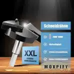 MOXPIFY 75 mm Forstner sveder za les s šestrobim steblom - slika 7