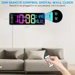 SUKEEN LED digitalna stenska ura 33cm - slika 4