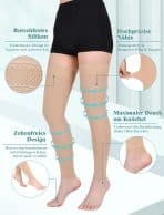 2x Evolyline medicinske kompresijske nogavice 15-20 mmHg M - slika 2