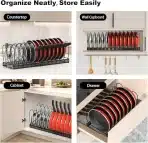 HOUSOLUTION raztegljiv organizator za ponve - slika 6