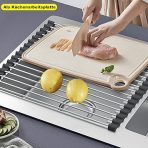 VIWAVEE 43×35cm zložljivo odcejalno stojalo za pomivalno korito - slika 5