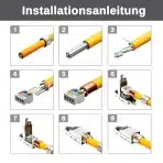 4x FGB RJ45 CAT7 mrežni konektor - 10 Gbit/s LSA - slika 4