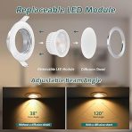 6x KYOTECH LED 80 mm 230 V zatemnilni vgradni reflektorji - slika 5