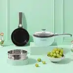 AUDECOOK 1,5 l zelen električni lonec s soparnikom - slika 6