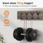 10x SUSSWIFF 10cm kovinski stenski obešalniki - slika 2