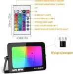 RIGIDON 50 W  RGB LED zunanji reflektor z daljinskim upravljalnikom - slika 2