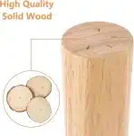 8x AKOLAFE 30 cm lesene noge za pohištvo - slika 2