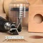 MOXPIFY 45 mm Forstner sveder za les z dolžino 92 mm - slika 6