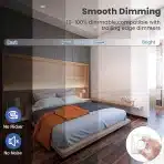 6x CLOKSH LED 85 mm vrtljivi zatemnilni vgradni reflektorji - 5 W - slika 3