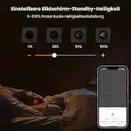 MIUCDA pametni vrtljivi Wi-Fi termostat za električno talno ogrevanje - 55 × 55 mm - slika 5