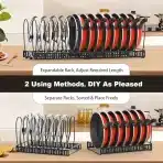 HOUSOLUTION raztegljiv organizator za ponve - slika 3