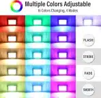 RIGIDON 50 W  RGB LED zunanji reflektor z daljinskim upravljalnikom - slika 4