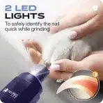 PETPROVED tihi električni brusilnik krempljev za pse in mačke - slika 2