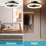 BAILOCH 40 cm nizkoprofilni stropni ventilator z LED osvetlitvijo - slika 4