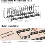 HOUSOLUTION raztegljiv organizator za ponve - slika 5