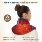 COMFYTEMP 1,1 kg obtežena grelna blazina za vrat - slika 2