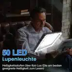 OBOVO povečevalno steklo z LED osvetlitvijo s 5x povečavo - slika 3