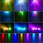 4v1 LED disco party luč s stojalom in daljincem RGB - slika 2