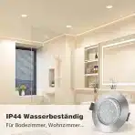 6x 85 mm ASSTIKOO 7 W LED zatemnilni vgradni reflektorji - slika 3
