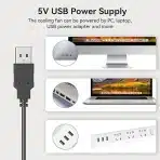 ELUTENG USB ventilator z dvojnim hlajenjem 140mm - slika 4