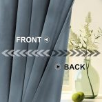 2x 140x225cm YSTELLAA Zatemnitvene Zavese 100% Blackout - slika 2