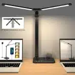 IVICT LED namizna svetilka z dvojno glavo in USB priključkom - slika 3