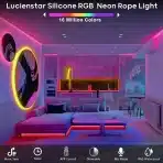 LUCIENSTAR RGB LED neon trak 5m z aplikacijo in daljincem - slika 2