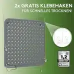 SILVERRACK nedrseča podloga za tuš - 53 × 53 cm - slika 2