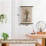 WPAJIRZO dekorativna omarica za ključe s 6 kavlji - 20×28 cm - slika 5