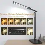 IVICT LED namizna svetilka z dvojno glavo in USB priključkom - slika 2