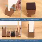 4x 5cm EZPROTEKT nastavljivi podstavki za pohištvo - slika 2