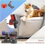 MOPEI 3-v-1 vakuumska krtača za nego psov, združljiva z Dyson V7–V15 in Gen5 - slika 4