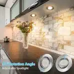 6x 85 mm CLOKSH LED 6 W Zatemnilni vgradni reflektorji - 3000 K - slika 4